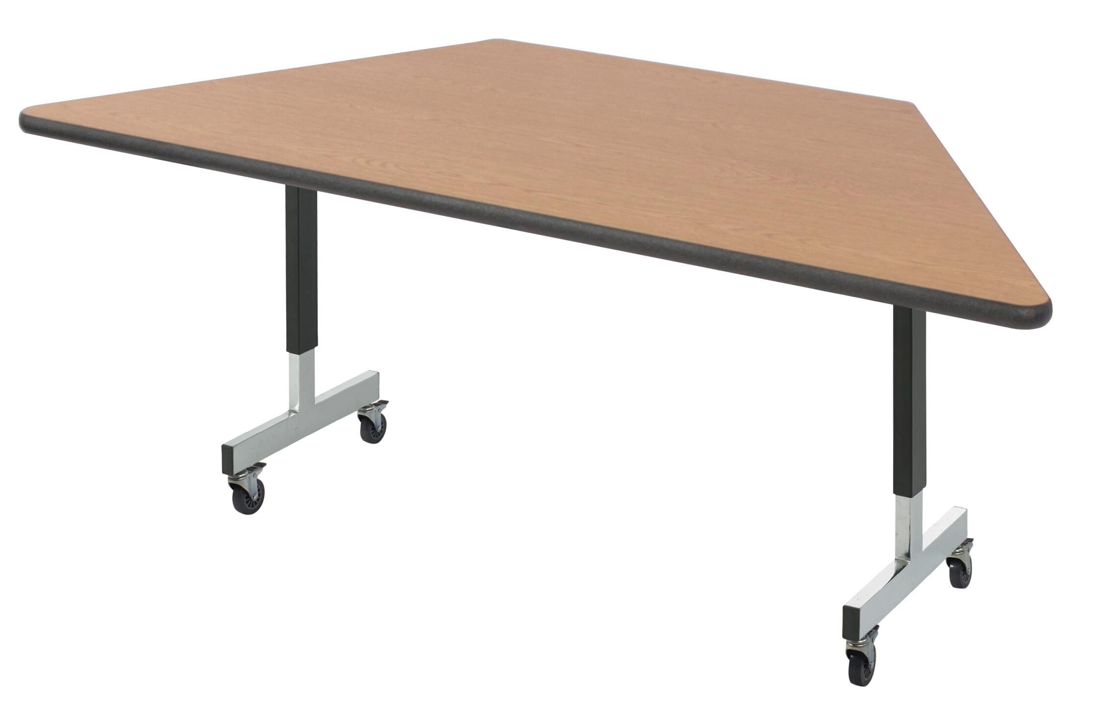Classroom Select Activity Table with Pedestal Legs, Trapezoid 4000069